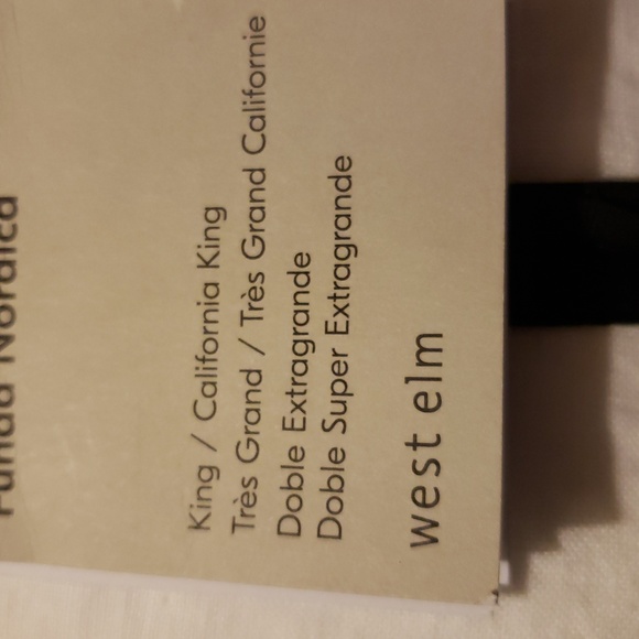 ❤️BUY 2 GET 1 FREE West Elm European Flax Linen Duvet Cover,King/California King - Picture 5 of 11